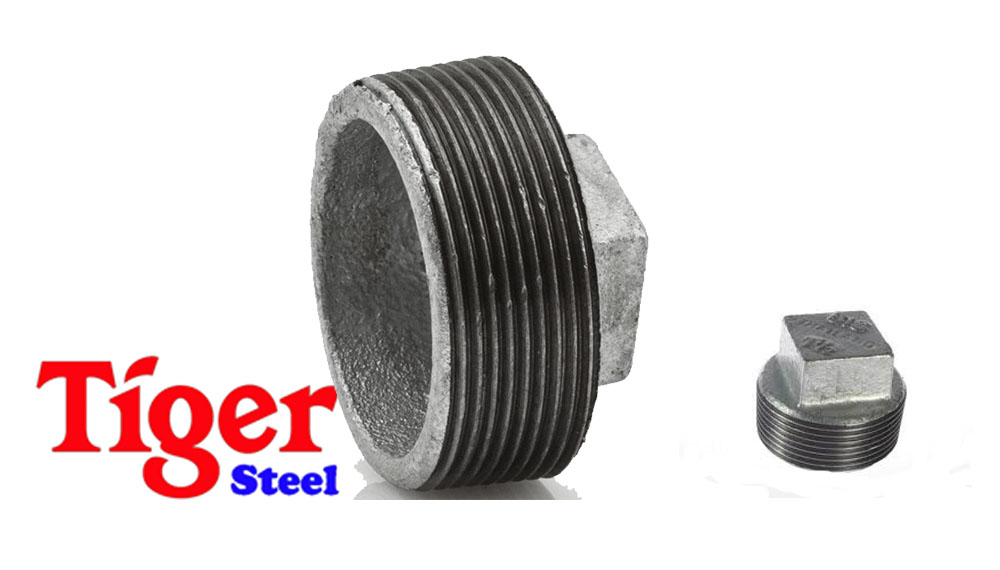Galvanized threaded plug China » Tiger Steel