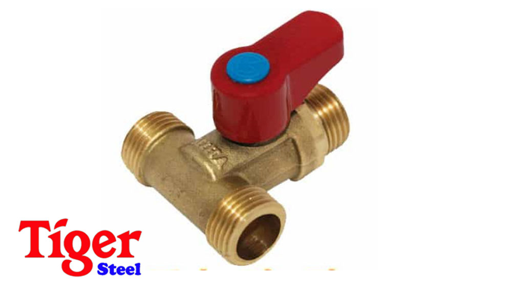 3-way Brass Ball Valve » Tiger Steel