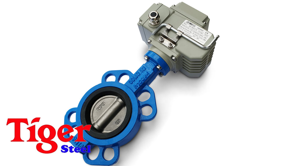 Electric control butterfly valve